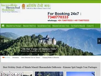 incrediblehimachalholidays.com