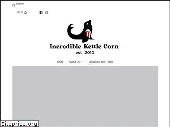 incrediblekettlecorn.com