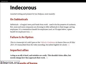 indecorous.com