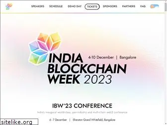 indiablockchainweek.com