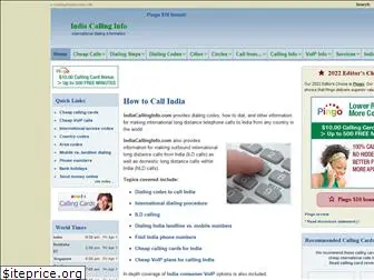 indiacallinginfo.com