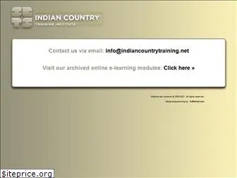 indiancountrytraining.net