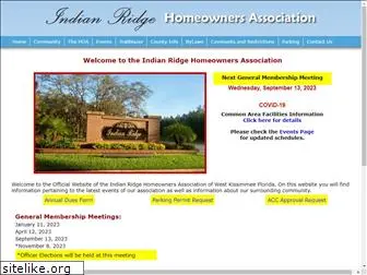 indianridgehoa.com