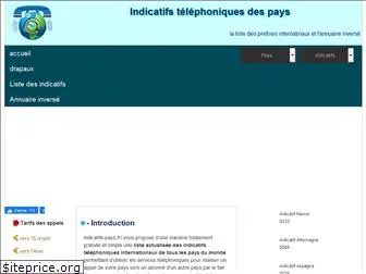 indicatifs-pays.fr