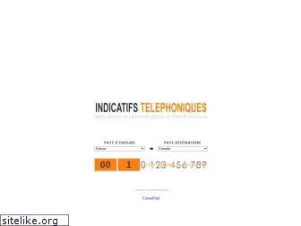 indicatifs-telephoniques.com