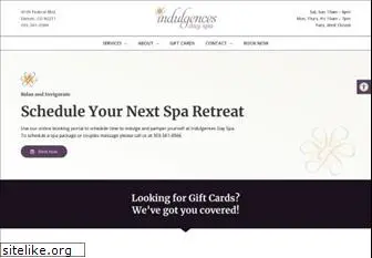 indulgencesdayspa.com