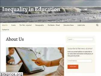 inequalityineducation.org