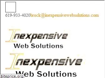 inexpensivewebsolutions.com