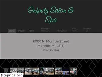 infinitysalonspamonroe.com