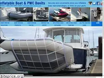 inflatableboatdavits.com