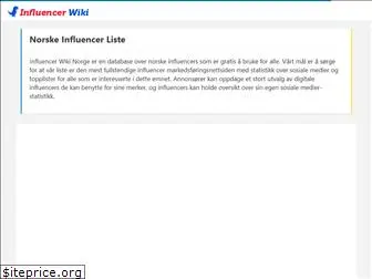 influencerwiki.no
