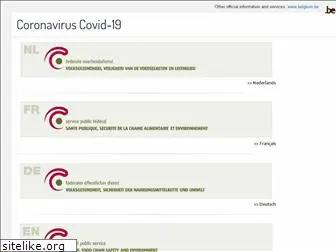 info-coronavirus.be