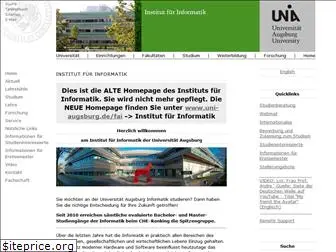 informatik.uni-augsburg.de