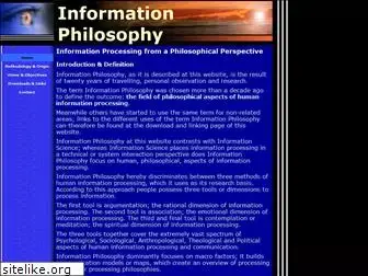 informationphilosophy.com