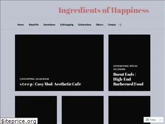 ingredientsofhappiness.com