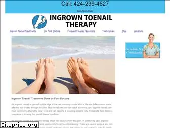 ingrowntoenailtherapy.com
