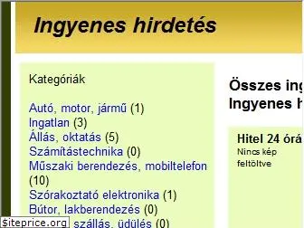 ingyenes-hirdetes.hu