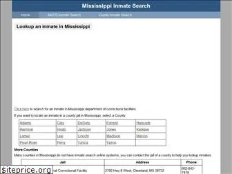 inmatesearchmississippi.org