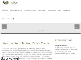 inmotiondancecenternc.com