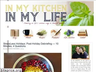 inmykitcheninmylife.com