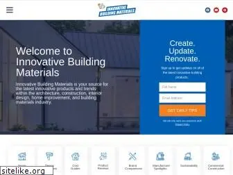 innovativebuildingmaterials.com