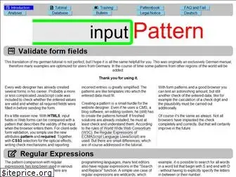 input-pattern.com