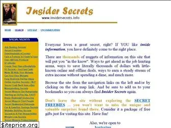 insidersecrets.info