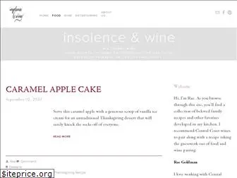 insolenceandwine.com