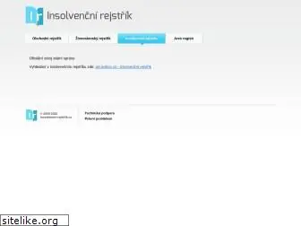 insolvencni-rejstrik.cz