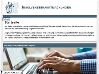 insolvenzbekanntmachungen.de