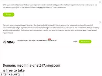 insomnia-chat247.ning.com