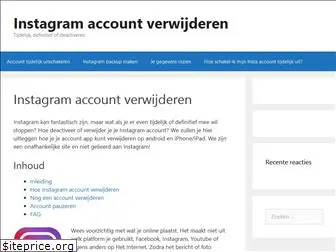 instagramaccountverwijderen.nl