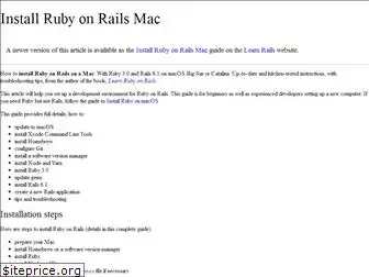 install-rails-mac.com