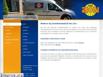 installatiebedrijfvanzon.nl