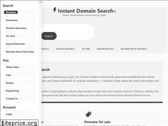 instantdomainsearch.com