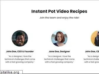 instantpotvideorecipes.com