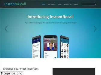 instantrecall.io