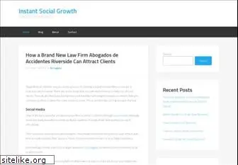 instantsocialgrowth.com