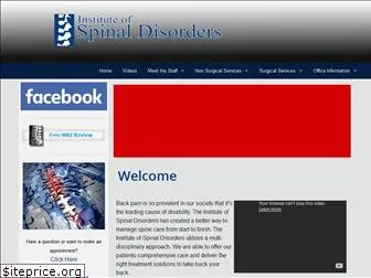 instituteofspinaldisorders.com