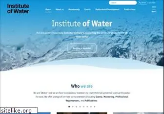 instituteofwater.org.uk