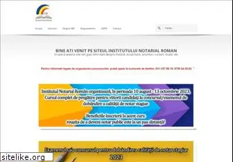 institutulnotarial.ro