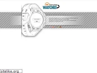 instructions-watches.com