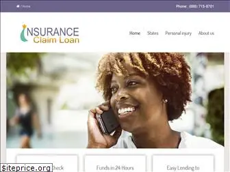 insuranceclaimloan.com