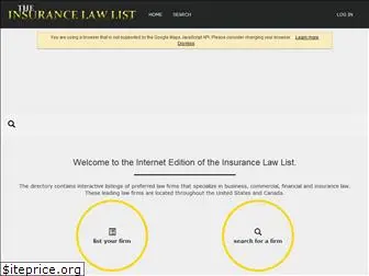 insurancelawlist.com