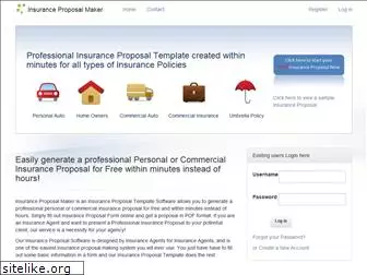 insuranceproposalmaker.com