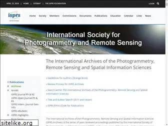 int-arch-photogramm-remote-sens-spatial-inf-sci.net