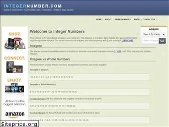 integernumber.com