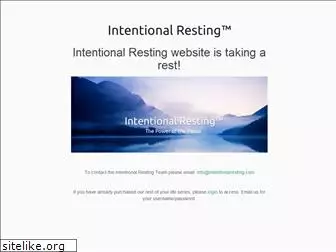 intentionalresting.com