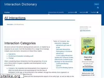 interaction-dictionary.info