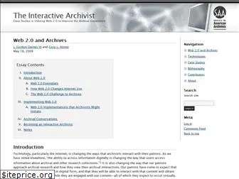 interactivearchivist.archivists.org